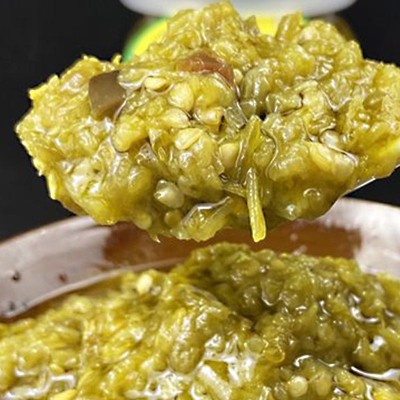 二青条剁椒青椒皮蛋凉拌烧椒酱经典下饭菜图4